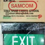 lampu emergency exit samcom slm 18t-2