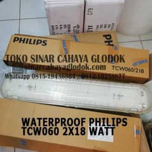 lampu waterproof philips tcw060 2x18 watt