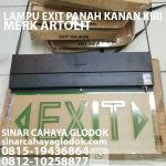 lampu exit merk artolite