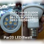 lampu par20 led 8 watt