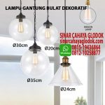 lampu gantung bulat dekoratif