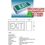 lampu exit box tl10w