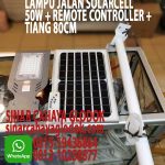 lampu jalan solarcell 50w