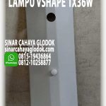 lampu tko vshape 1x36w