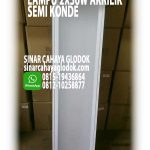 lampu 2x36w akrilik susu