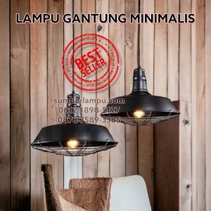 lampu gantung minimalis edison