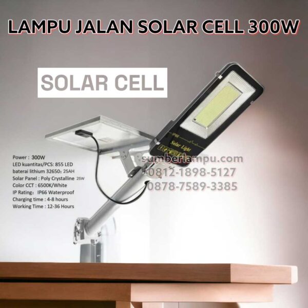 lampu solar cell 300w