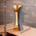 lampu dinding minimalis 2x5w