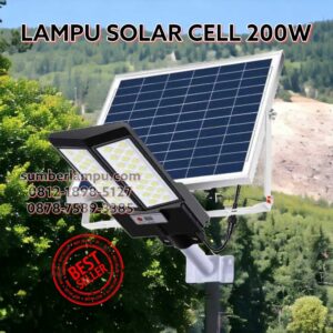 lampu solar cell 200w